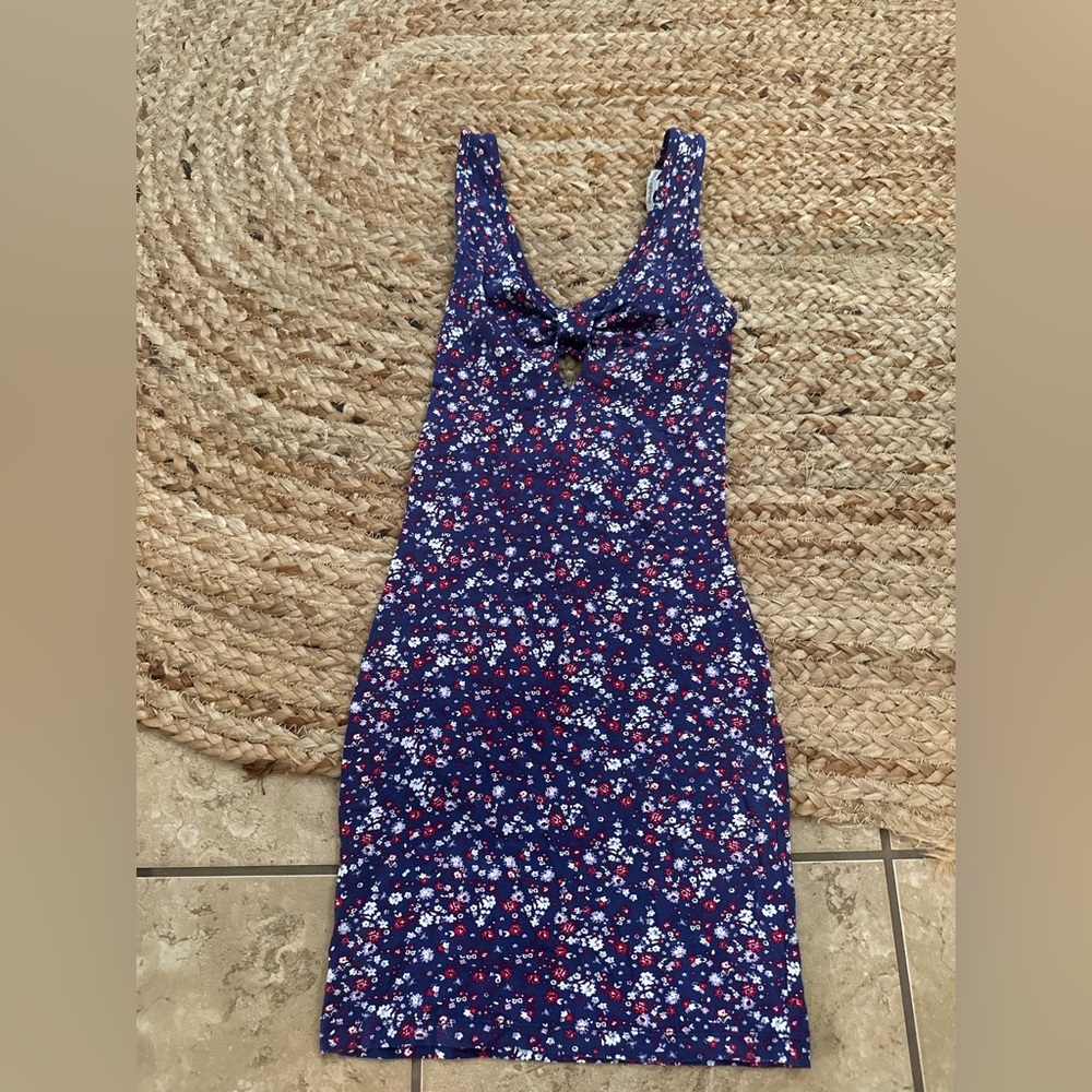 TANK TOP FLORAL BODYCON MINI DRESS